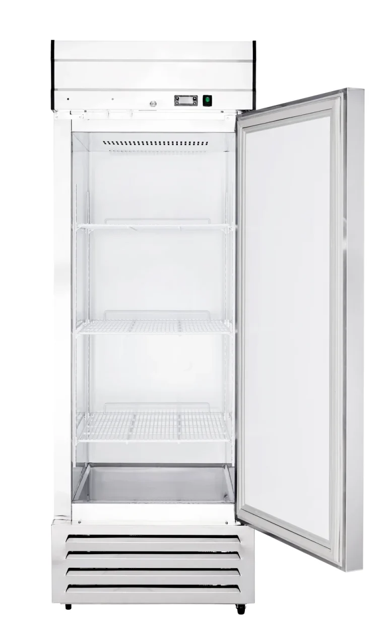 DSS-C Stainless Steel Cooler, one door, open