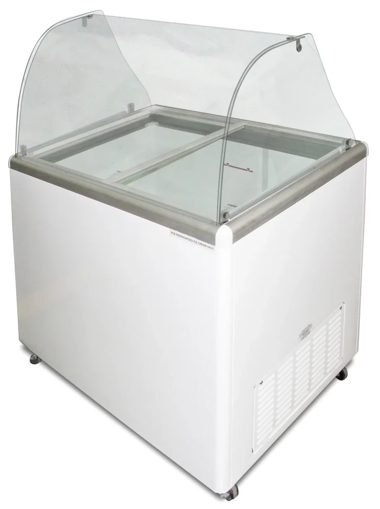 EDC Dipping Cabinet, EDC-8C with curved glass