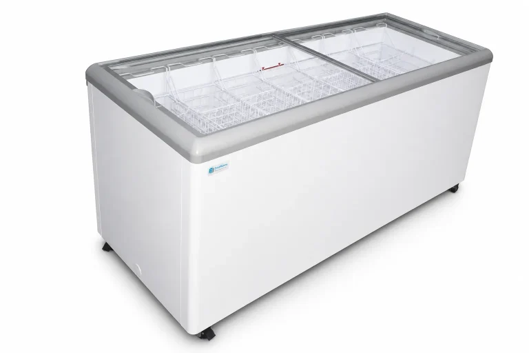 HB Dual Temp Cooler And Freezer, larger model, angled view