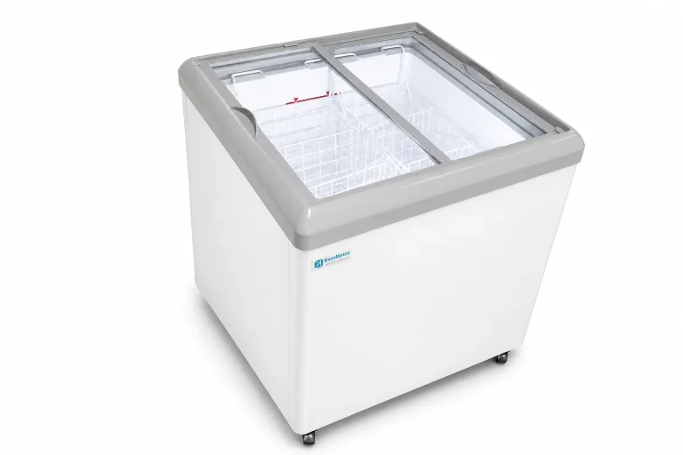HB Dual Temp Cooler And Freezer, compact model, front view