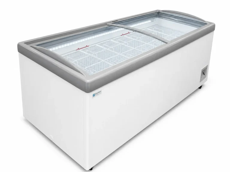HM Jumbo Freezer And Ice Cream Freezer, angled view