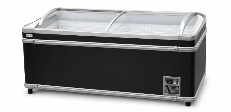 HR Supermarket Dual Temperature Display, black finish