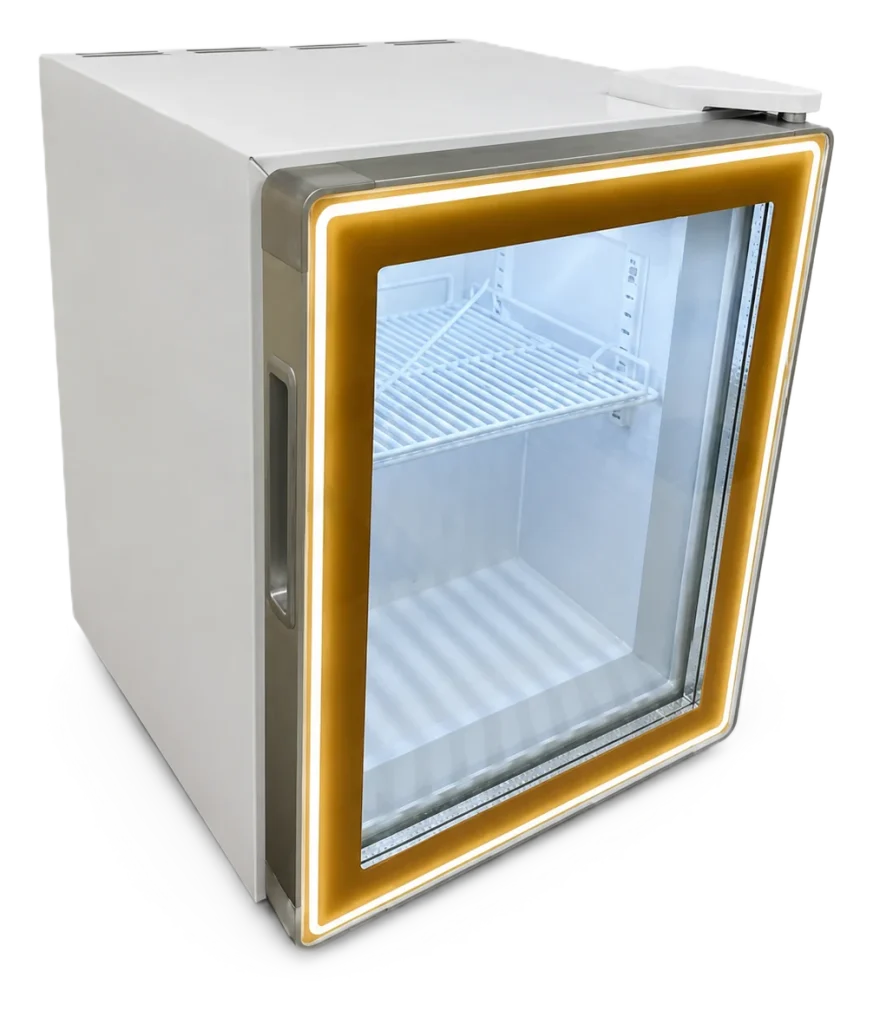MINI Countertop Glass Door Ice Cream Freezer